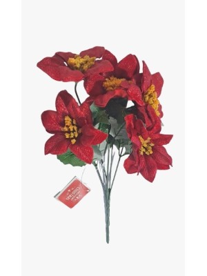 FLOR PERMANENTE 30CM DE NATAL UN. MULTIART