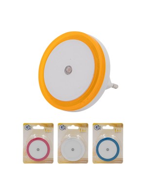 LUZ COMPANHEIRA PLAST 7CM BIVOLT RED LUZ LED C SENSOR CARTELA 110 220V UN. CIM