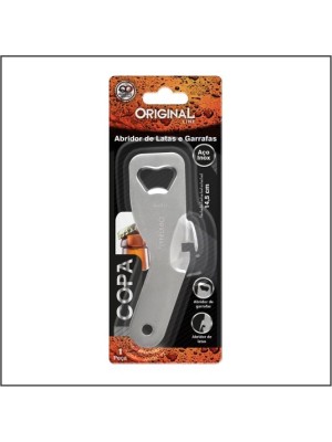 ABRIDOR DE LATA/GARRAFA COPA 14.5CM DE INOX UN.