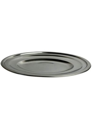 TRAVESSA INOX OVAL 31X22X2CM UN. RIO TIJUCAS