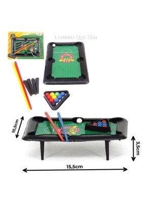 KIT MINI BILHAR P C/19 PCS UN. WELLMIX