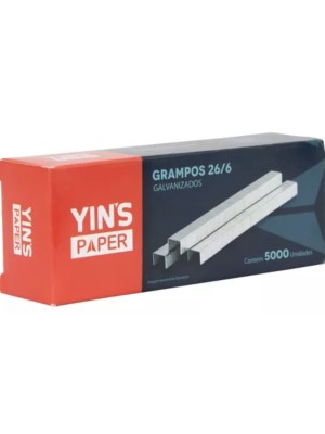 GRAMPO GALVANIZADO 26/6 C/ 5000 YINS PAPER