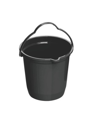 BALDE 6L PRETO C/ BICO UN.